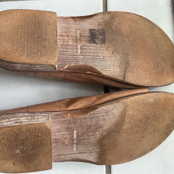 Free People Anthropologie leather slip on peep toe - Picture 4 of 4